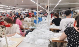 Doanh nghiệp may xuất khẩu ở tỉnh Bắc Giang