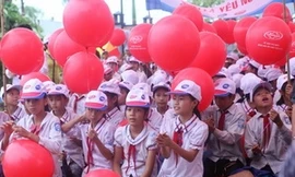 Thay mặt 12 triệu thiếu nhi gửi thư chúc mừng ĐH Đoàn toàn quốc