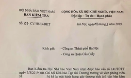 Hội Nhà báo Việt Nam đề nghị xử lý nghiêm việc hành hung phóng viên