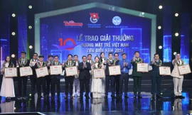 Toàn cảnh Lễ trao Giải thưởng Gương mặt trẻ Việt Nam tiêu biểu năm 2024