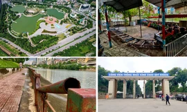 Hiện trạng các công viên chậm tiến độ ở Hà Nội