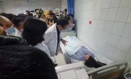 Tình trạng 6 nạn nhân đang được cấp cứu trong vụ cháy ở Hà Nội