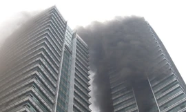 Người trong tòa nhà chọc trời kể chuyện cháy