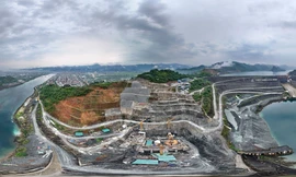 Ảnh 360 độ dự án hơn 9.000 tỷ mở rộng nhà máy thủy điện Hòa Bình