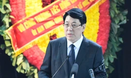 Chủ tịch nước Lương Cường: Đồng chí Trần Đức Lương suốt đời tận tụy vì nước, vì dân