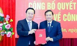 Chuẩn y chức Phó Bí thư Tỉnh ủy Nghệ An với ông Lê Hồng Vinh