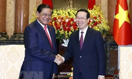 Chủ tịch nước Võ Văn Thưởng tiếp vị khách quốc tế đầu tiên sau nhậm chức 