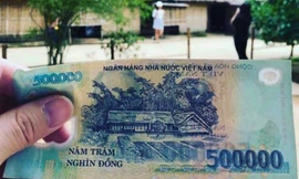 Hình ảnh in trên mặt sau tờ tiền Việt Nam không phải ai cũng biết