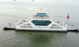 Cận cảnh phà '5 sao' vừa xuất xưởng sắp chở khách ra đảo Cát Bà 