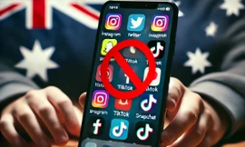 Úc vừa ban hành lệnh cấm trẻ em dưới 16 tuổi truy cập mạng xã hội. Ảnh: Exhibit Tech.