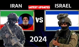 So sánh sức mạnh quân sự giữa Iran và Israel năm 2024. Hình minh họa: Telangana Navanirmana Sena.