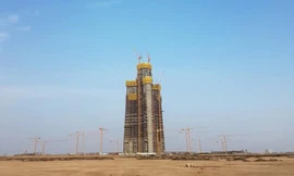 Khi xây xong, Tháp Jeddah sẽ cao 1km. Ảnh: Domus.