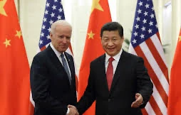Chủ tịch Trung Quốc Tập Cận Bình và Tổng thống Mỹ Joe Biden. Ảnh: Xinhua.