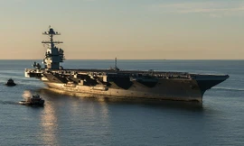 Tàu sân bay lớp Gerald R. Ford. Ảnh: Hải quân Mỹ.