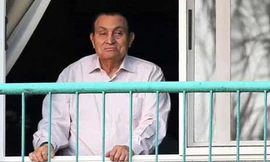 Cựu Tổng thống Ai Cập Hosni Mubarak. Ảnh: AP.