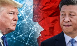 Tổng thống Mỹ Donald Trump và Chủ tịch Trung Quốc Tập Cận Bình. Ảnh: Nikkei.