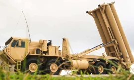 Một bệ phóng của Hệ thống Phòng thủ khu vực tầm cao đặt tại Guam. Ảnh: Lục quân Mỹ.