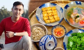 Chàng kỹ sư độc thân nấu mâm cơm đẹp như tranh, dân mạng khen nức nở