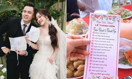 Thực đơn đám cưới ở Yên Bái khiến quan khách 'xoắn não', chú rể tiết lộ lý do