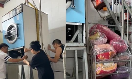 Clip chạy lụt chuyên nghiệp của cô gái Hà Giang nhận 'bão like'