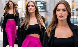 Nàng thơ 9x Josephine Skriver xinh như mộng trên đường phố New York