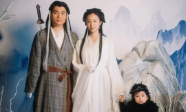 Gia đình hot girl Salim hóa trang 'Thần điêu đại hiệp' dịp Halloween khiến dân mạng cười ngất