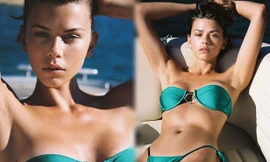 'Chân dài' 9x Georgia Fowler rực lửa với bikini