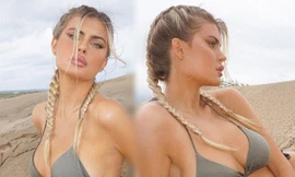 Mỹ nhân 1m80 Kellie Stewart diện bikini tôn ngực đầy quyến rũ