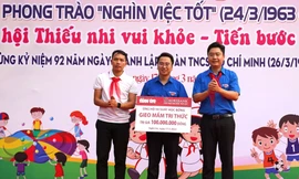 Thiếu nhi Nghệ An góp hơn 2 triệu việc làm tốt