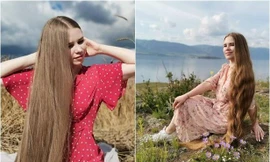 ‘Công chúa tóc mây’ ngoài đời thực không cắt tóc suốt 23 năm 