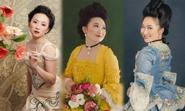 Nữ bác sĩ tự may loạt váy áo nữ hoàng công chúa tuyệt đẹp khiến dân mạng mê mẩn