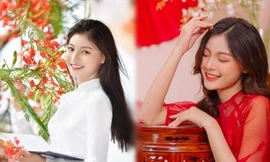 Nữ sinh 10x duyên dáng xinh đẹp của trường đại học Kinh doanh và Công nghệ Hà Nội