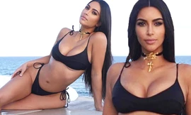 Kim Kardashian quyến rũ 'nảy lửa' với bikini