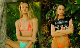 Bikini đậm chất nhiệt đới của thiên thần nội y Candice Swanepoel