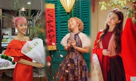 Châu Bùi, bạn gái thủ môn Bùi Tiến Dũng và dàn 'hot girl' xinh tươi đón Tết