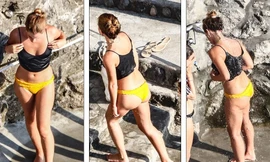 'Cô phù thủy nhỏ' Emma Watson thả dáng đầy đặn gợi cảm