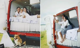Hành trình xuyên Việt trên 'ngôi nhà di động' của cặp đôi 9x 
