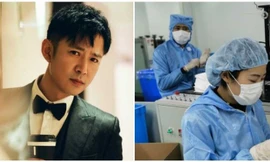 Tài tử 'Tân dòng sông ly biệt' làm việc thâu đêm ở xưởng may khẩu trang