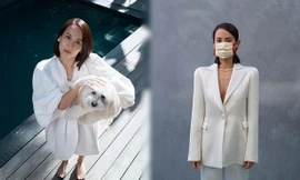 Người đẹp phim 'Ký sinh trùng' đeo khẩu trang chụp ảnh tạp chí