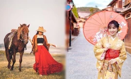 Ảnh du lịch đẹp như tạp chí của nữ sinh trường Y Hà Nội 