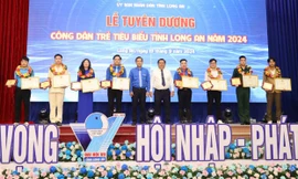 Long An tuyên dương 9 công dân trẻ tiêu biểu