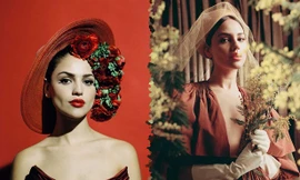 Bóng hồng 'Fast & Furious' táo bạo với váy khoét ngực sâu