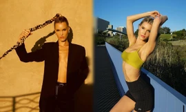 Ngắm đường cong 'nảy lửa' của siêu mẫu tóc vàng Joy Corrigan