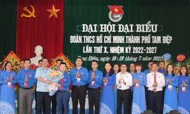 BCH Đoàn Thanh niên TP. Tam Điệp, Ninh Bình khoá X, nhiệm kỳ 2022 - 2027 ra mắt Đại hội