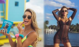 Đường cong nảy nở rực lửa của người mẫu áo tắm Cindy Prado