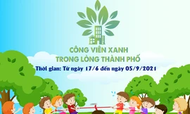 Phát động cuộc thi vẽ tranh 'Công viên xanh trường em'