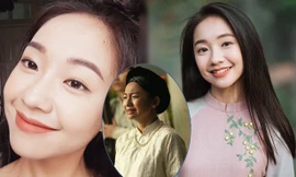 Vẻ đẹp nền nã thu hút của cô gái đóng thứ phi trong MV Hòa Minzy