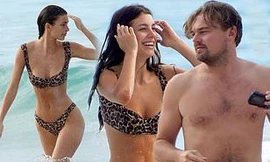 Leo DiCaprio quấn quýt bên bạn gái gợi cảm kém 23 tuổi