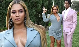 Beyonce quyến rũ dáng tròn đầy 'bỏng rẫy' bên chồng