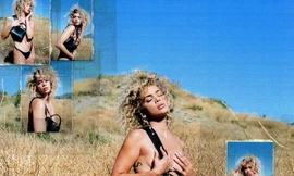 Jasmine Sanders hở bạo giữa thiên nhiên